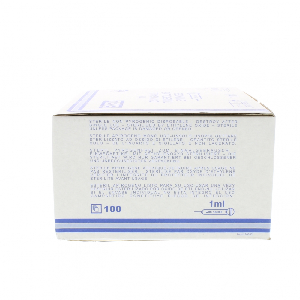 Exel 3cc Syringe w/25g x 1 Inch Needle - Box/100: Clint Pharmaceuticals