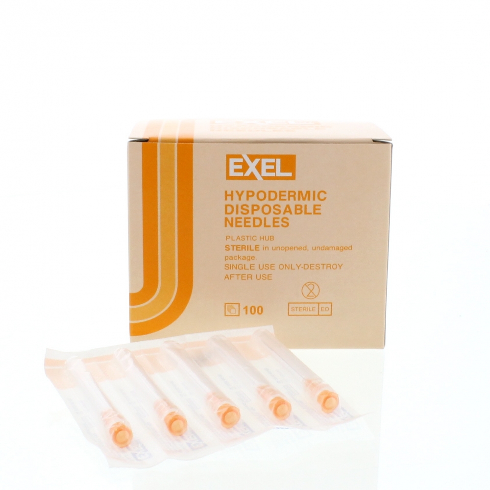 Exel 25g x 1 Inch Needle - Box/100